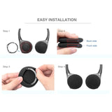 3 Pairs High-Density Foam Ear Pads Compatible With Gmc Yukon Denali,Gm Yukon,2017-2022 Chevrolet/Chevy Suburban Tahoe,Ford, Digital Audio Headphone Entertainment Dvd Systems Headset Cushion