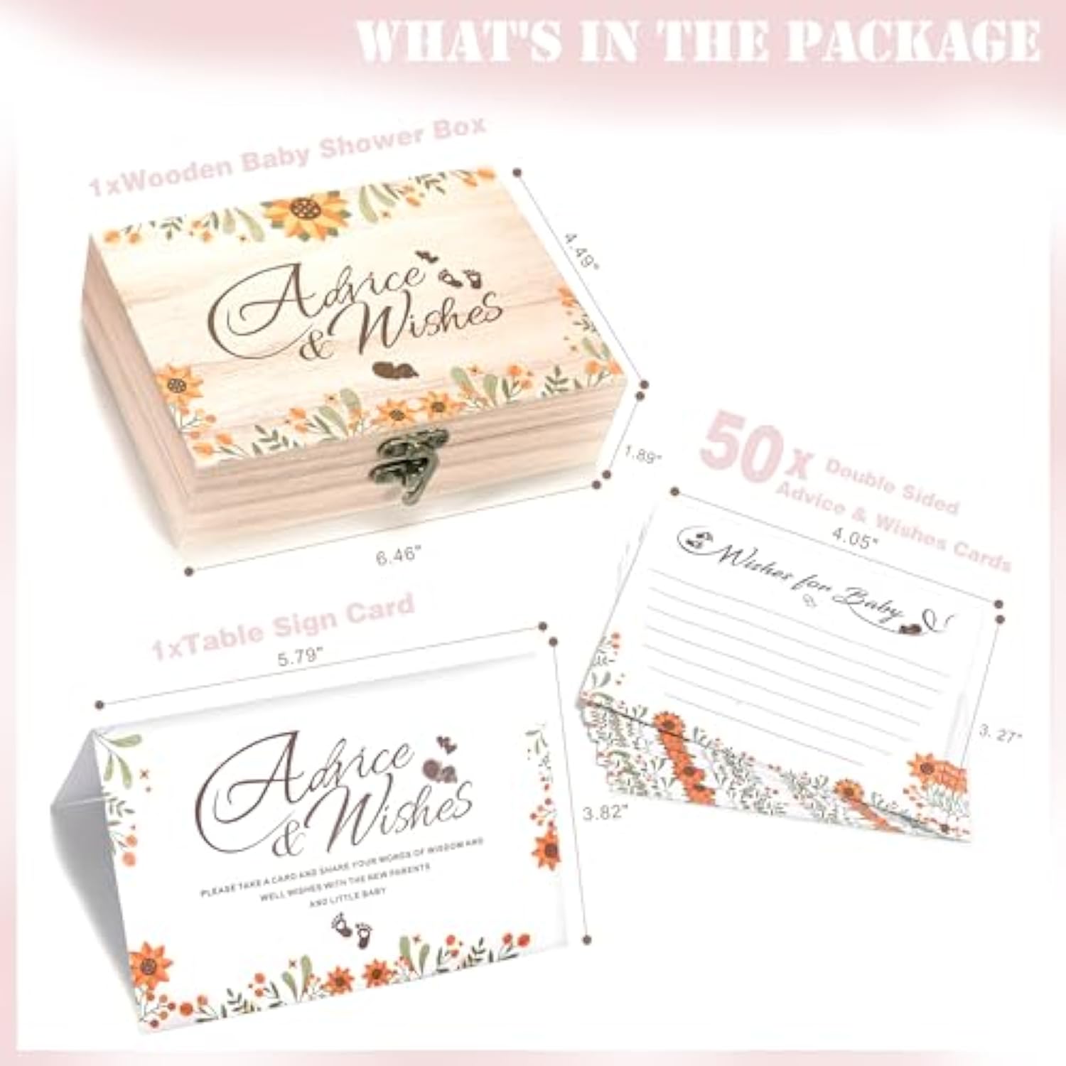 Baby Shower Advice Cards For Parents To Be, Advice For New Parents Baby Shower, Baby Shower Decorations Girl, Wishes For Baby Cards For Baby Shower Games Boy, Advice And Wishes Box, Style-A