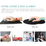Funny Dog Ergonomic Comfortable Mousepad With Wrist Support,Pain Relief Mouse Pads For Non-Slip Base,Funny Dog Gaming Mouse Pad With Memory Foam Wrist Support,Cute Office Desk Accessories