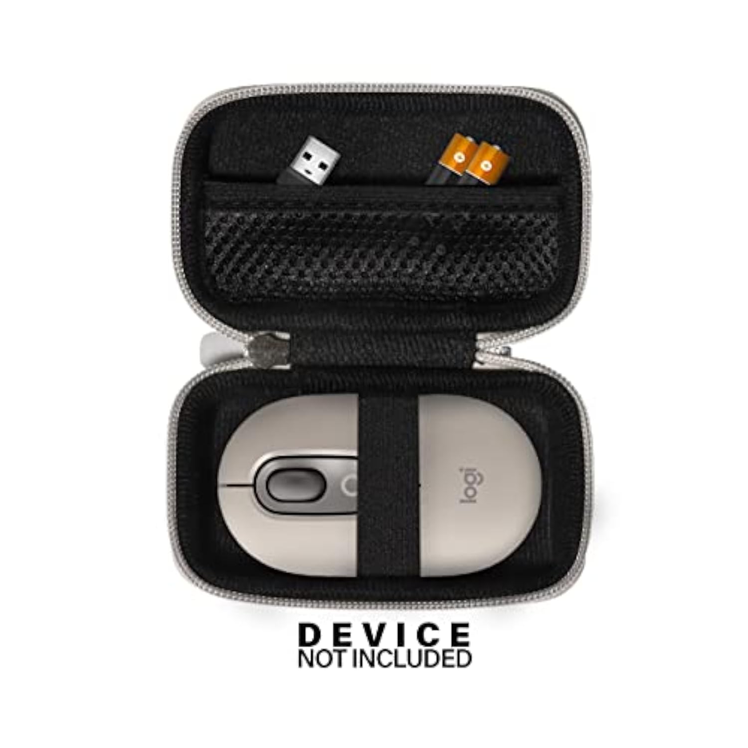 Mouse Case For Logitech Pop Mouse, Wireless Bluetooth Mouse (Gray)