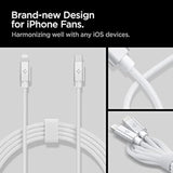 Spigen for USB C to Lightning Cable, ArcWire 6.6ft MFi Certified PD Charger Fast Charging Compatible with iPhone 17 16 15 14 13 12 Plus Pro Max Mini iPad AirPods