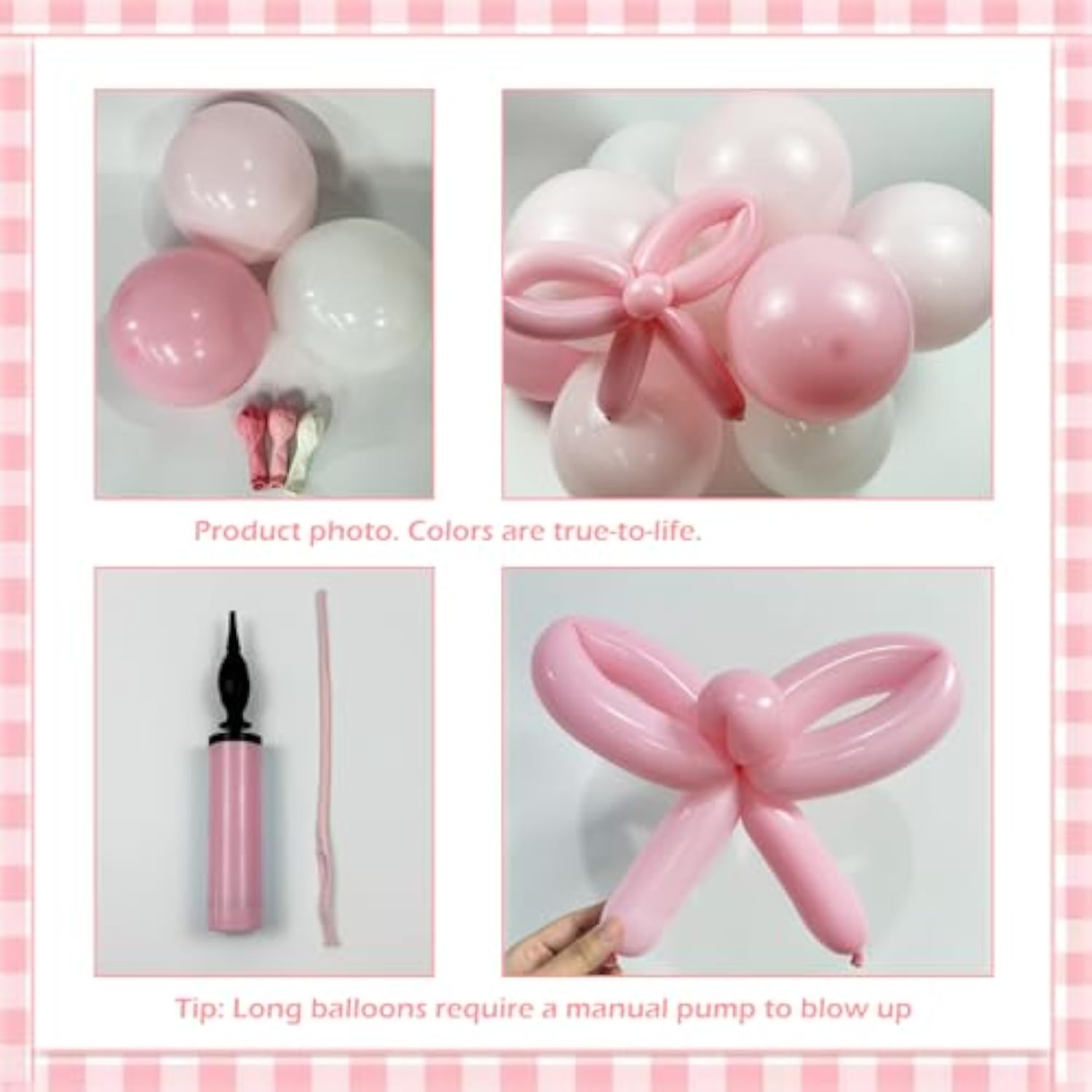 Coquette Pink Bow Balloon Garland Kit – 145 PCS for Birthday Party Decorations