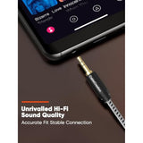 CableCreation Aux Cable (6FT/1.8M), 3.5mm Audio Cable Male to Male, 1/8 inch Auxiliary Stereo Jack Cord for Headphone, Phone, Car Stereos, Speaker and More(with Aux Port)