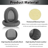 Wh-Ch710N Replacement Ear Pads Cushions,Ear Pads For Sony Wh-Ch700N, Wh-Ch710N, Wh-Ch720N Headphones, Earpads Cushions For Sony Mdr-10R, Mdr-Zx770, Mdr-Zx780 (Titanium Gray)