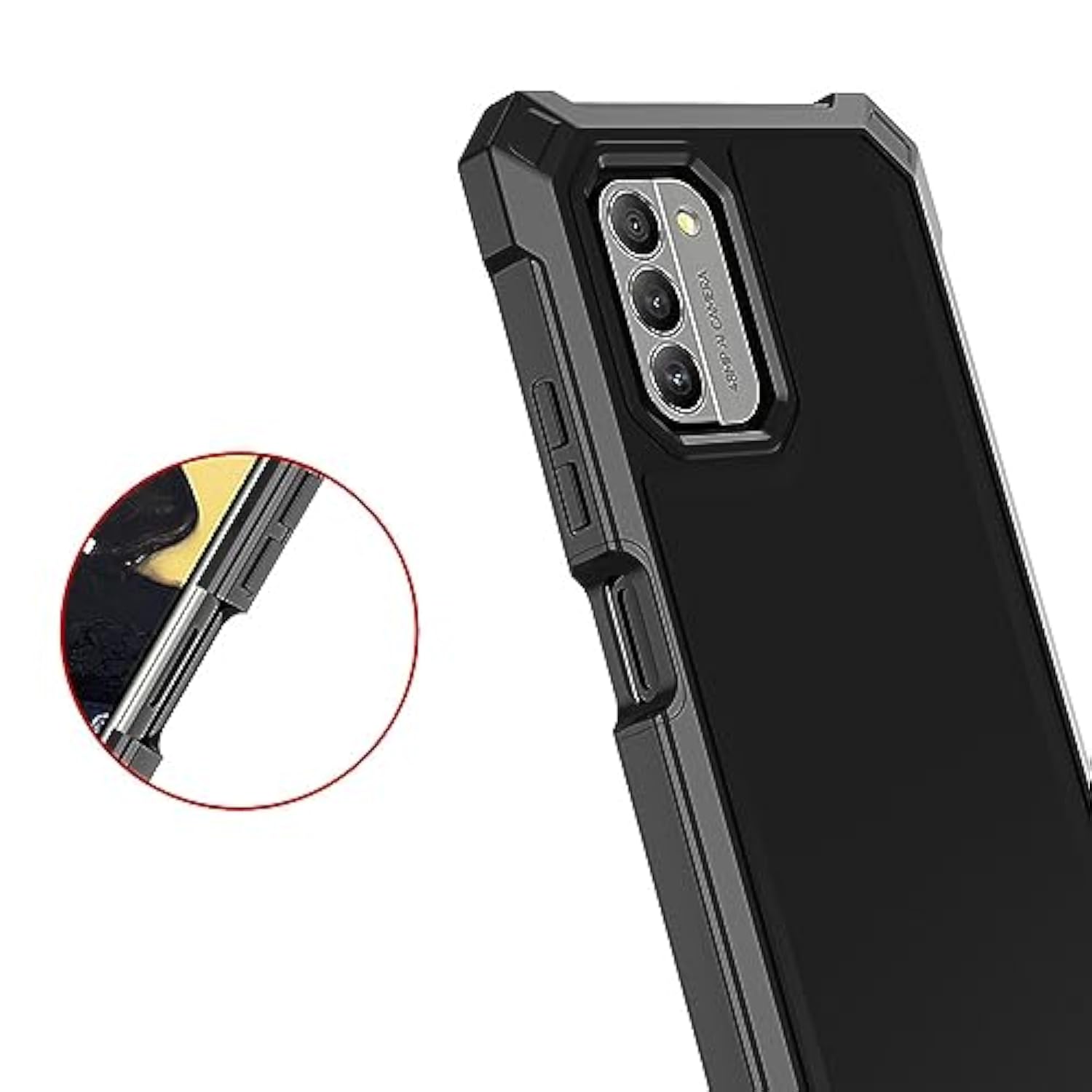 Nokia C300 G100 Full Body Case with Screen Protector Frosted Shockproof Cover