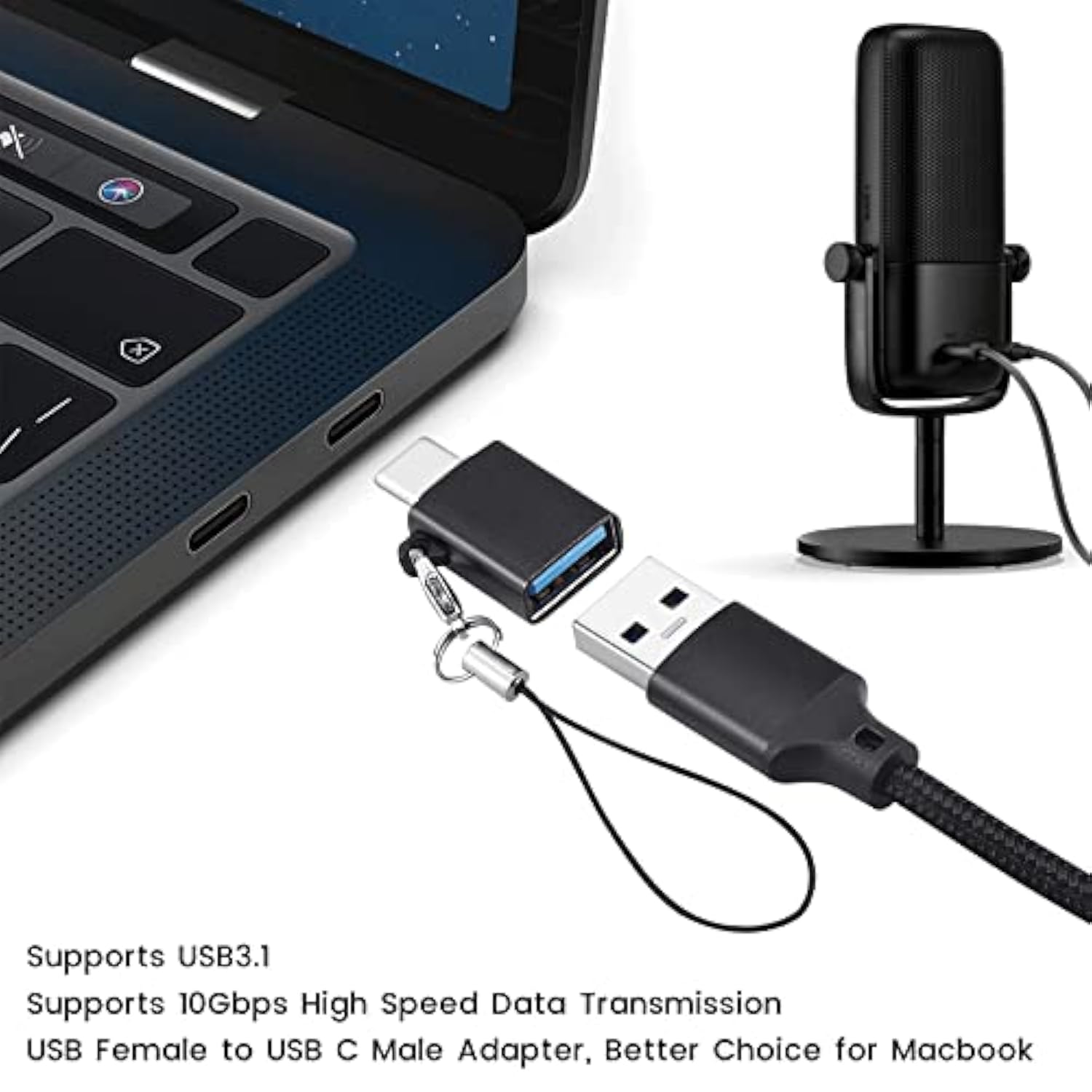 Usb C Cable For Elgato Hd60 S+, Hd60 X Game Capture Card & Wave 3, Xlr Condens
