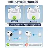 4 Pairs Replacement Ear Tips For Airpods Pro 2Nd/1St Generation,Noise Reduction Holewith & Built-In Dust Guard Screen,With Cleaner Pen Silicone Ear Tips For Usb-C Charging Case (Xs/S/M/L)