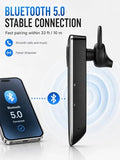 Bluetooth Earpiece for Cell Phone with Mic Wireless in Ear Earbud Headphones Car Headset with 50 Hours Noise Canceling Hands Free Calling Compatible