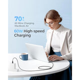 Cable Matters 3-Pack Extreme Flexible USB C Charging Cable 6ft in Black, Up to [60W Charging, 480Mbps] Apple CarPlay, Android Auto, USB C Charger Cable for iPhone 16/15, Galaxy S24, iPad Pro