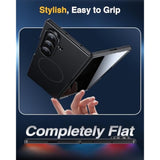 Magnetic For Samsung Galaxy Z Fold 7 Case With Privacy Screen Protector, [Compatible With Magsafe][Anti Spy] Full-Body Protective Slim Phone Case For Galaxy Z Fold 7, Black
