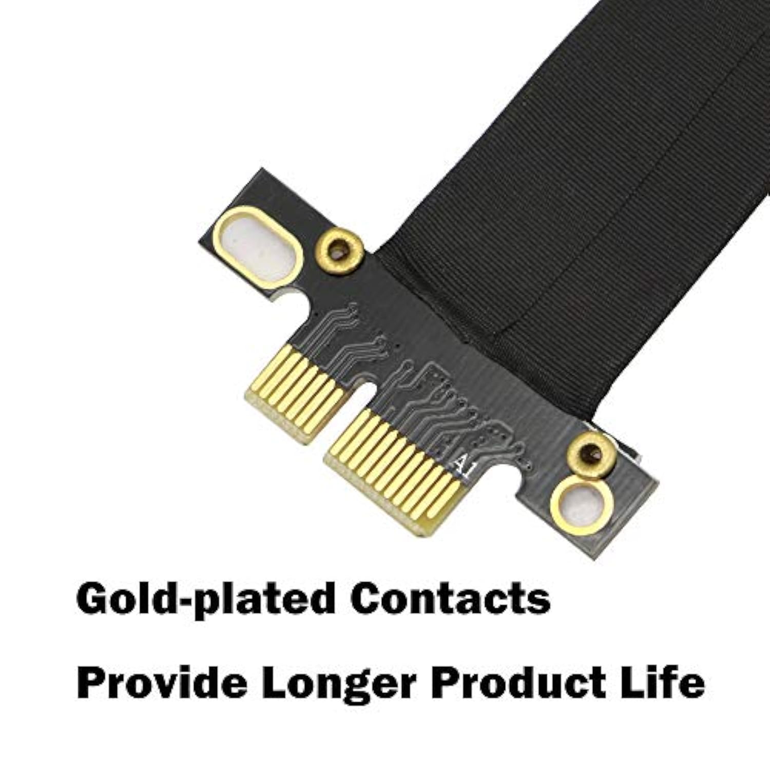 Pcie Extension Cable,Pci-Express 3.0 1X Male To Female Riser Cable Pci-E 1X Ex