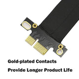 Pcie Extension Cable,Pci-Express 3.0 1X Male To Female Riser Cable Pci-E 1X Ex