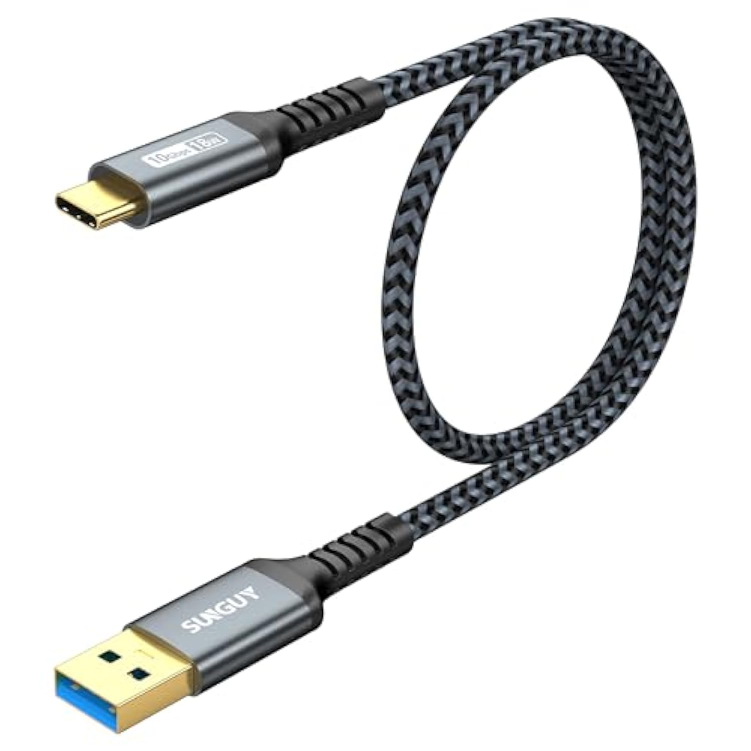 10Gbps Android Auto Usb C Cable, 1.5Ft 3A Usb 3.1 Gen 2 Fast Charging & Data T