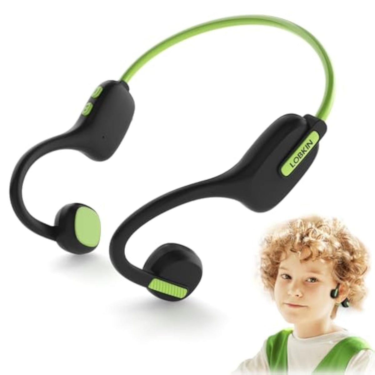 Kids Headphones Open Ear,Bluetooth 5.3 Air Conduction Wireless Lightweight Kids Earbuds Ipx5 Waterproof With Microphone For School,Home And Outdoor Activities Gifts For Boys Girls