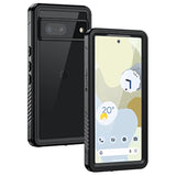 For Google Pixel 7 Case, Ip68 Waterproof Dustproof With Built-In Screen Protector, Heavy Duty Full Body Protective Phone Case For Pixel 7, Black/Clear