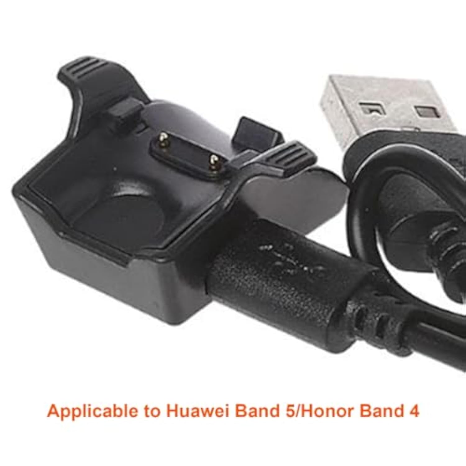Usb Charging Cable Cord Dock Charger Adapter For Huawei Band 5/Honor Band 4/3/2 Pro B19 B29 Band4 Band3 Pro Eris Watch Smart,Black,1M/3.28Ft