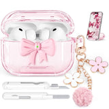 Clear Pink AirPods Pro 3 Case Cover 2025