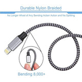 Iphone Fast Charger,Iphone Charger Fast Charging 2Pack Dual Port Usb Wall Chargers Block Adapter Plug Long 6Ft Fast Charging Lightning Cable Cord For Iphone 14 13 12 11 Pro Max Xs X 8 7 Plus Se Ipad