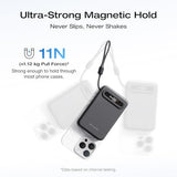 EF ECOFLOW Rapid Mag Power Bank, Qi2.2 25W MagSafe-Compatible Portable Charger, 10,000mAh Magnetic Power Charger with Built-in USB-C Cable and