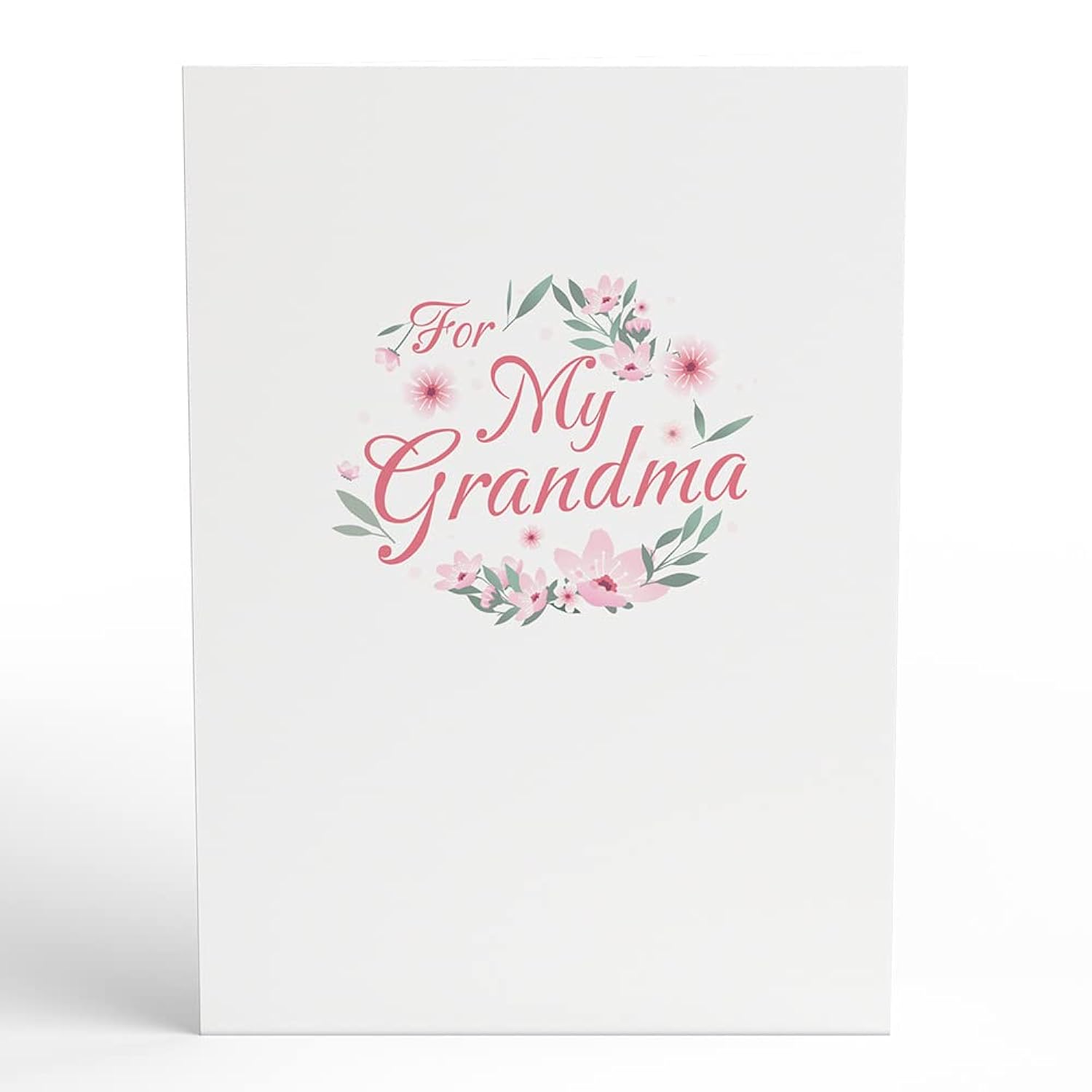 Mother’S Day Card For Grandma, Cherry Blossom Pop-Up Card, 5 X 7, Thoughtful Card For Grandmother, Pop-Up Flowers