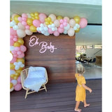 "Oh Baby" Sign for Baby Shower, Gender Reveal, 1st Birthday, Photo Backdrops