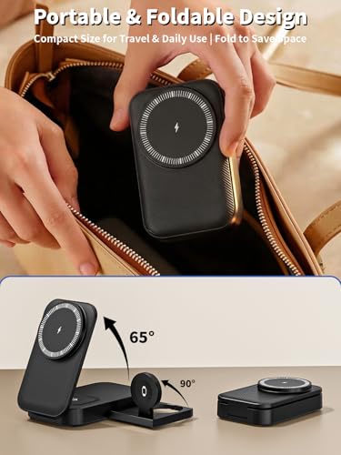 [ MFi Certified]25W Magnetic Wireless Charger for iPhone,6Foot Fast  MagSafe Charger Wireless Charging Pad with USB C Charger for iPhone