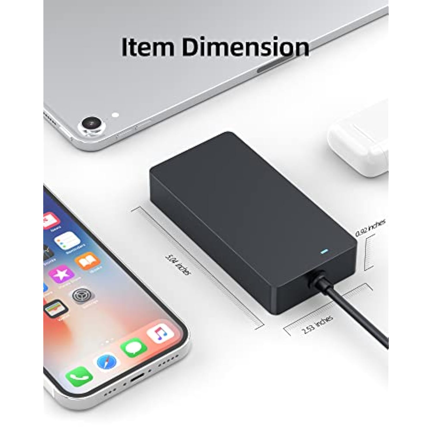 90W Type C Ac Charger Fit For Dell Latitude 9330 9430 7530 7430 5530 5531 5431