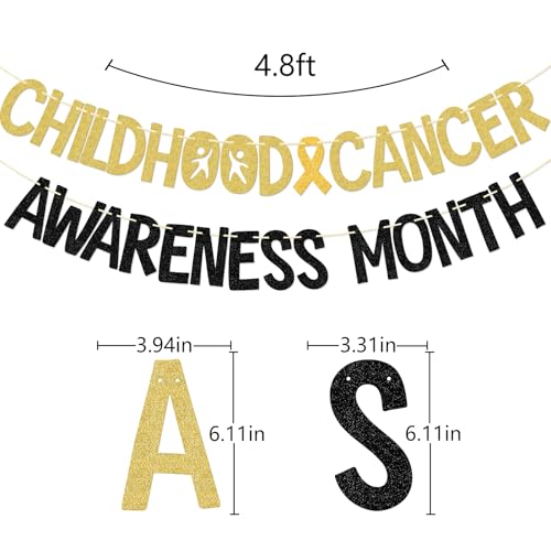 Childhood Cancer Awareness Month Banner, Pre-strung