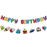 Among Birthday Banner- Space Happy Birthday Banner, Among Game Birthday Party Decorations For Boys, Among Themed Happy Birthday Sign For Boys 1St 2Nd 3Rd Party Baby Shower