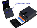 Flip Phone Holster for Samsung Galaxy Z Flip 7/6/5/4/3, Nylon Belt Clip Pouch for Motorola Razr 2025/2024/2023 Moto Razr+ Plus Ultra Case Card Holder