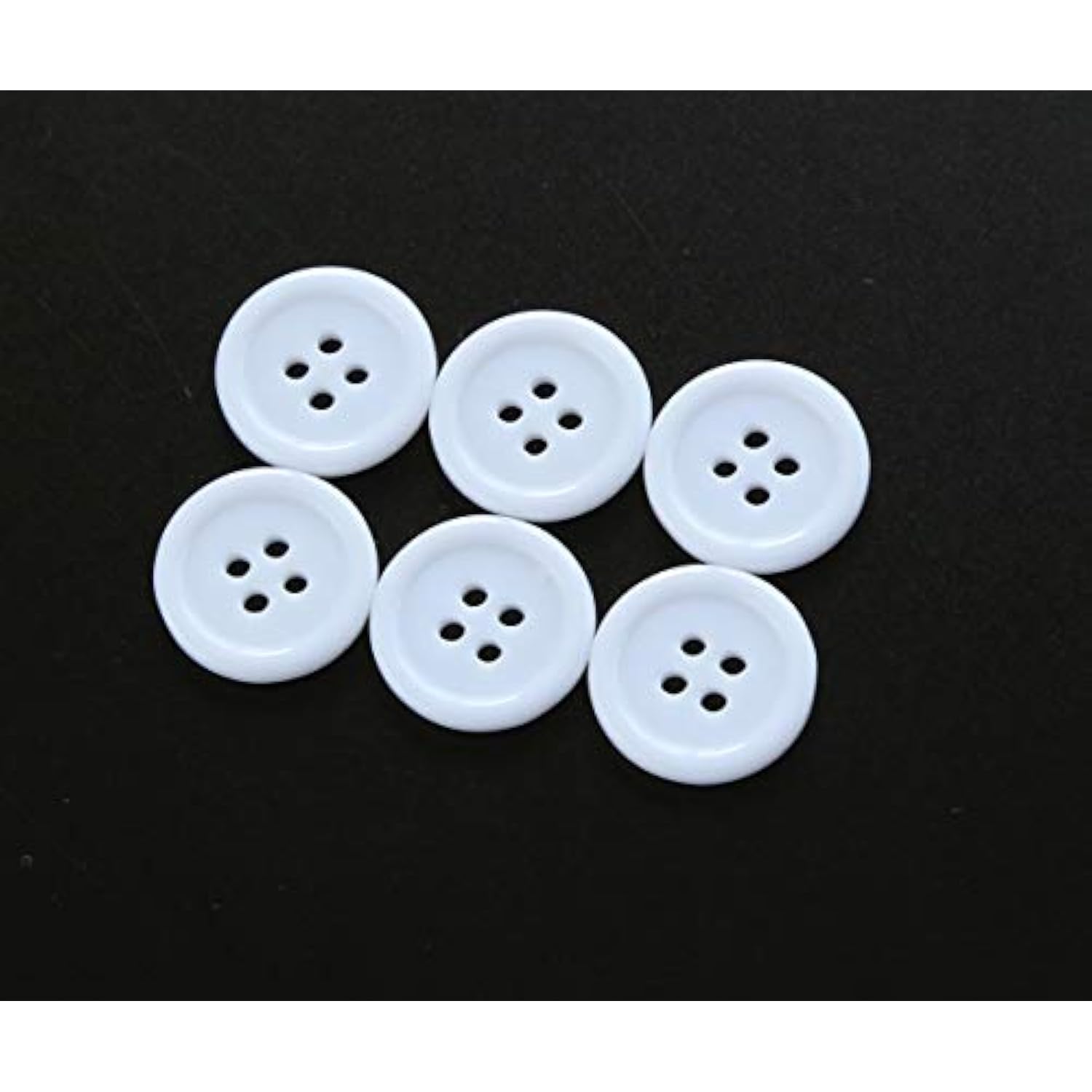 23/32 Inch (17.5Mm) White Color Buttons Sewing Flatback Button For Shi