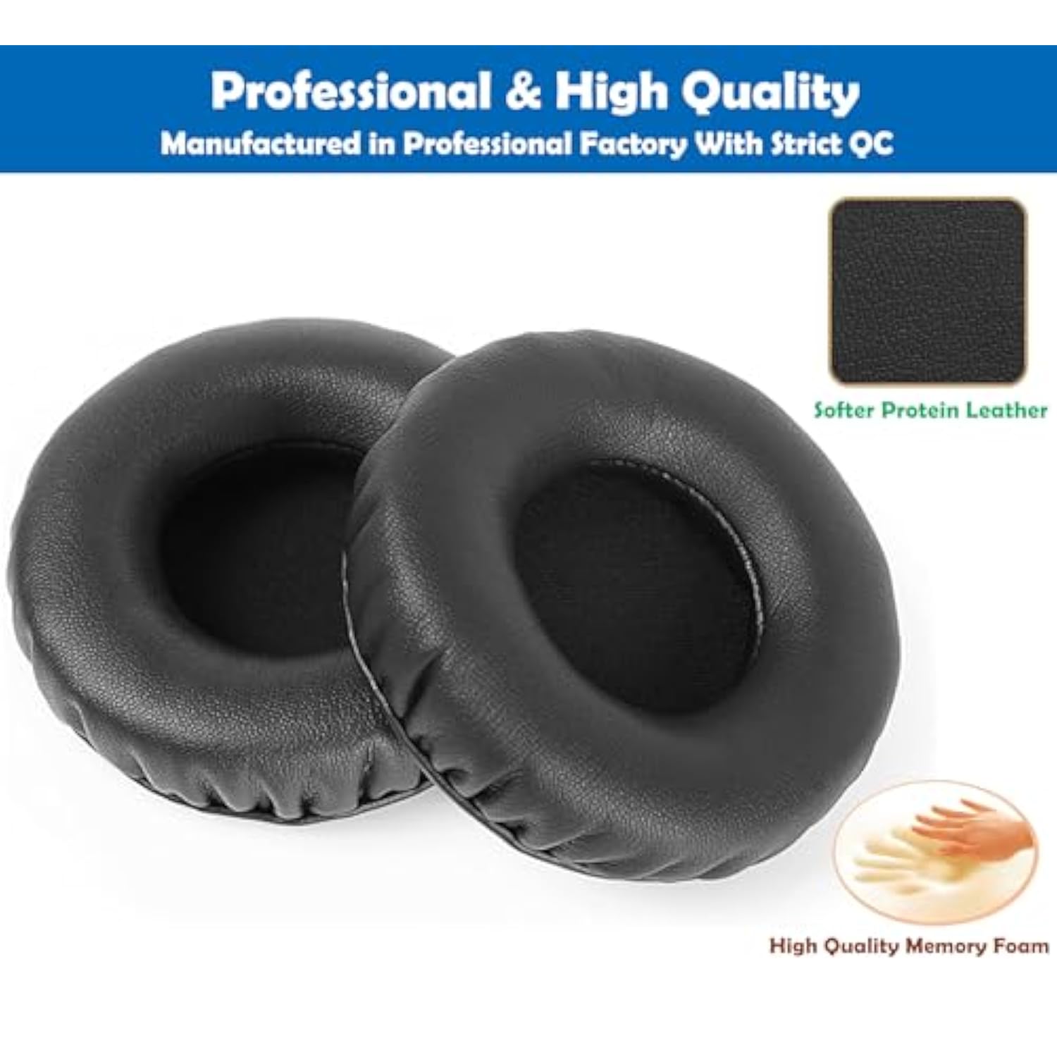 Professional Earpads Cushion Replacement Compatible With Arctic Sound P311 P311 Headphone Ear Pads With Skin-Friendly Leather And Memory Foam