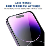 Amfilm Easiest Installation Onetouch For 14 Pro [6.1 Inch] Screen Protector Tempered Glass, Auto-Alignment Tech, Bubble Free And Full Coverage Case Friendly, Anti-Scratch 2 Pack
