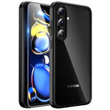 Shockproof Designed For Samsung Galaxy S22 Case With 2 Pack Tempered Glass Screen Protector 2 Pack Camera Lens Protector