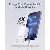 Usb C Charger 30W, 2-Pack Dual Port Fast Charger Block, Compact Wall Charger Foldable Plug Adapter For Iphone 14 13 12 11 Pro Max Mini, Samsung, Ipad Pro, Pixel, Macbook Air