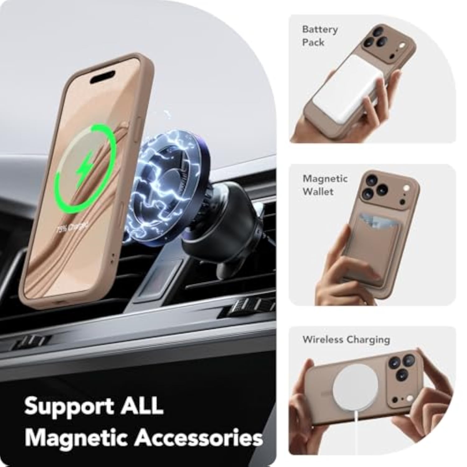 MagSafe Compatible Case for iPhone 17 Pro Max, Slim and Protective Design