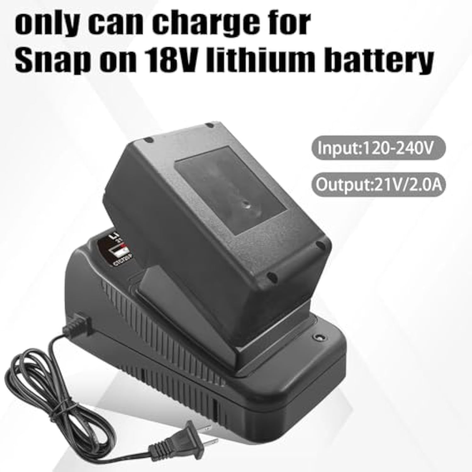 Ctc720 Charger Replace For Snap On 18V Charger Ctb8185 Ctb8187 Ct7850 Cdr7850H Ctl7850 Ctb7185 Tool Battery Li-Ion