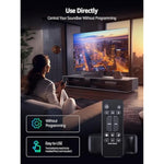 Universal Soundbar Remote Control Replacement For Polk Audio Signa S1, S2, S3, S4 Ultra-Slim Sound Bar, Re6214-1 Re62141