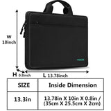 Laptop Sleeve 13-14 Inch Case Briefcase Compatible With Macbook Pro 14 Inch M4/M3/M2/M1 All Model Of 13.3 Inch Mac Air/Pro, Xps 13 14, Most Popular 13"-14" Notebooks,B04K01