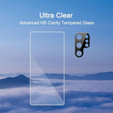 Glass Screen Protector For Galaxy S25 Ultra [6.9 Inch] 3Pack + 3Pack Camera Lens Tempered Glass Fingerprint Unlock 0.25Mm Ultra Clear Anti-Scratch Case Friendly [Not For S25/S25 Plus/S25 Edge]