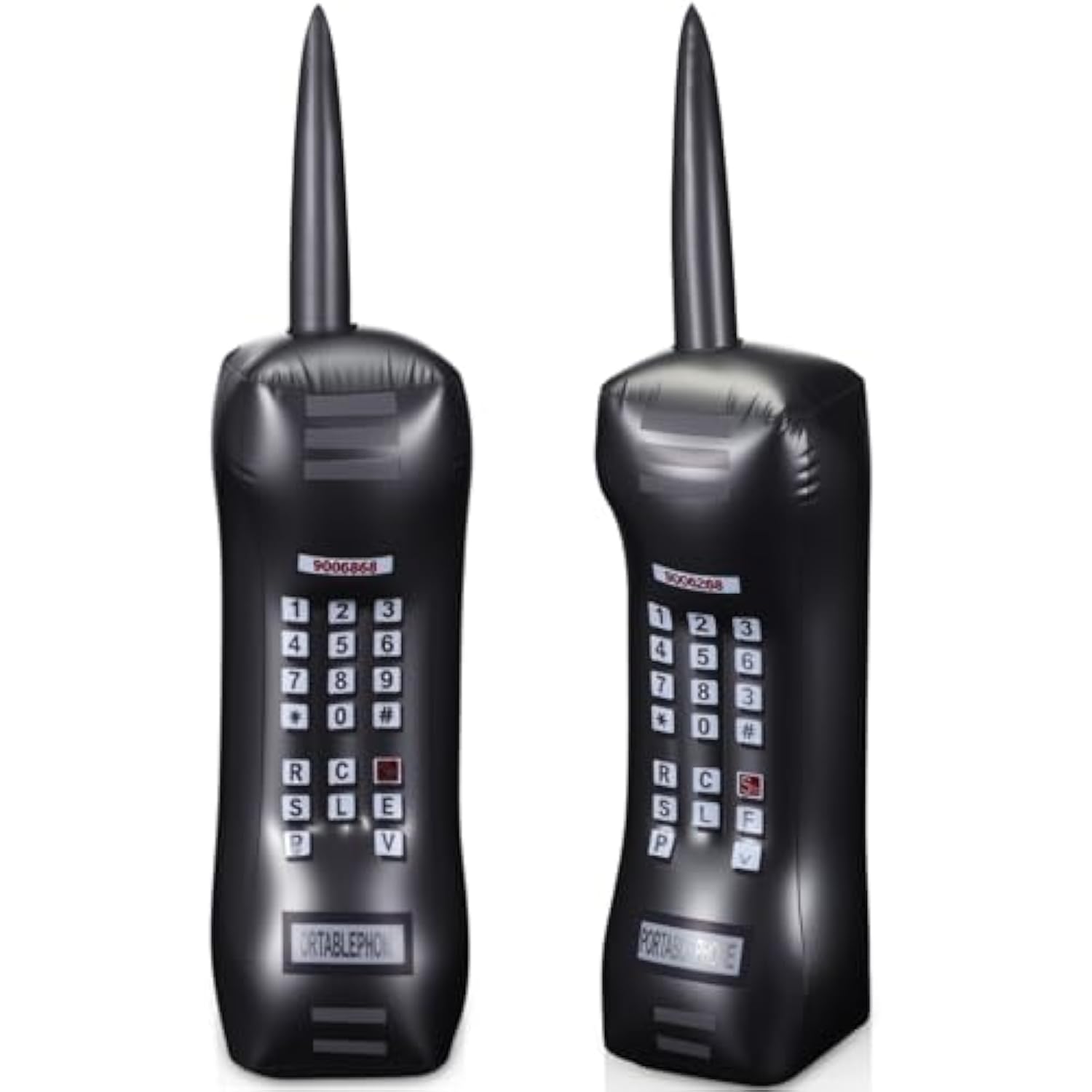 2 Packs Inflatable Mobile Phone Inflatable 80'S Retro Mobile Phone Party Decoration Theme Props Fancy Dress Accessory 30 Inches