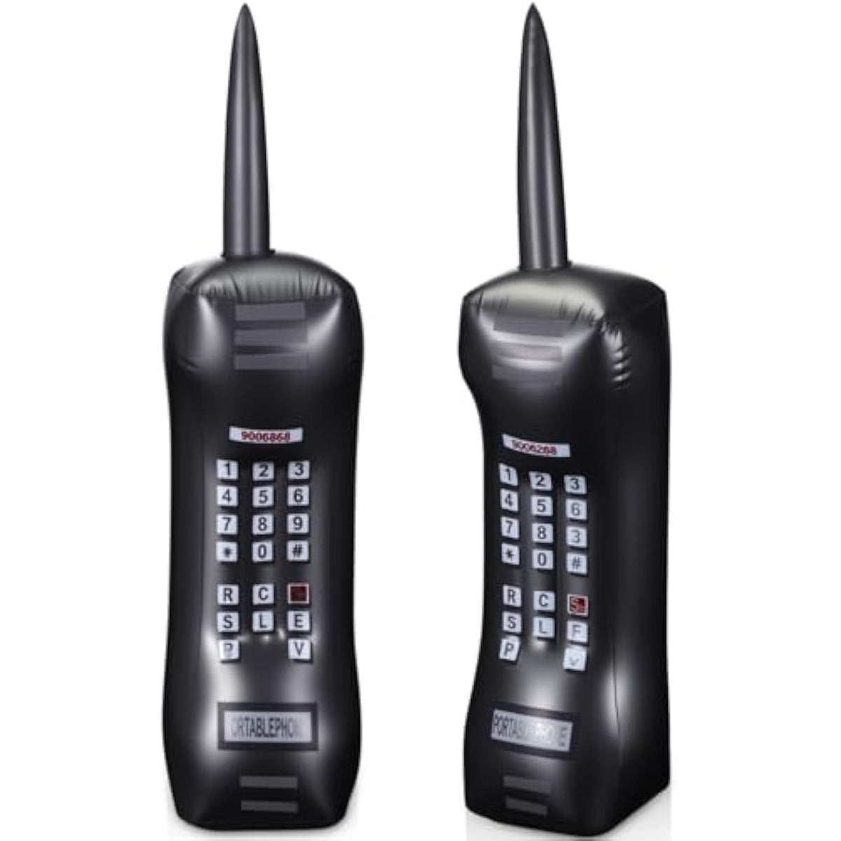 2 Packs Inflatable Mobile Phone Inflatable 80'S Retro Mobile Phone Party Decoration Theme Props Fancy Dress Accessory 30 Inches