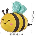 4 Pcs 31" Bee Balloons for Birthday & Baby Shower Decorations