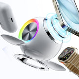 Venus 3 In 1 Mag-Safe Charger Stand, Magnetic Wireless Charging Station Apple Magsafe Charger (30W) Compatible For Iphone 12-16 Pro Max, Apple Watch Series, Airpods For Men