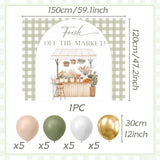 She's Fresh Off the Market Backdrop for Wildflower Bridal Shower & Bachelorette