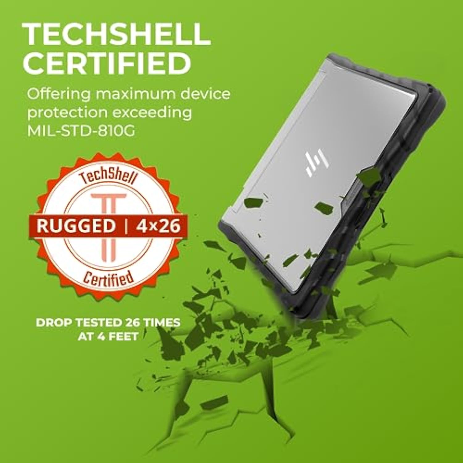 Gumdrop Droptech Laptop Case ONLY Fits HP Elitebook X360 830 G11/G10/G9 (2-in-1) 13.3 inch Rugged Drop Tested Reliable Chromebook Protection for School Use and Office Business-Black