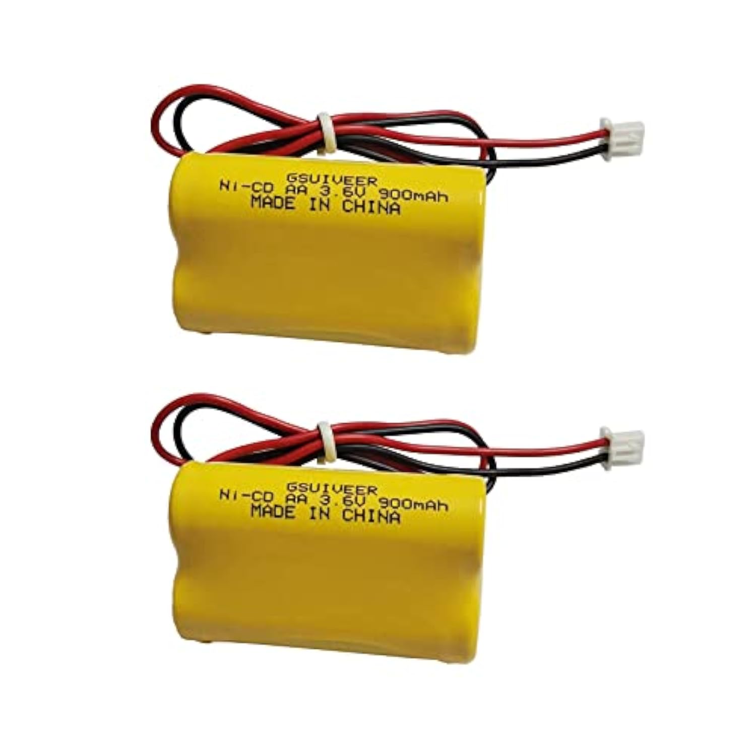 3.6V 900Mah Ni-Cd Exit Sign Emergency Light Battery Pack Compatible Unitech 6200Rp Lowes Osa230 Lowes 253799 Unitech Ledr-1 (2 Pack)