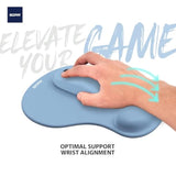 Wireless Mouse And Mouse Pad, Blue