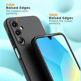 Samsung Galaxy A16 4G/5G Case 2 Pack Screen Protector TPU Silicone Black