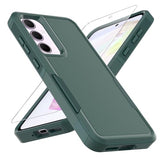 for Galaxy A35 5G Phone Case,[Military Grade Drop Tested] with Screen Protector,Dual Layer Protective Heavy Duty Cell Phone Cover Non-Slip Shockproof